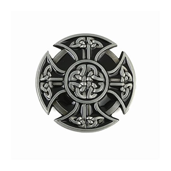 MASOP-Heavy-Celtic-Cross-Knot-Mens-Belt-Buckle-Metal-For-15inch-Wide-Belt