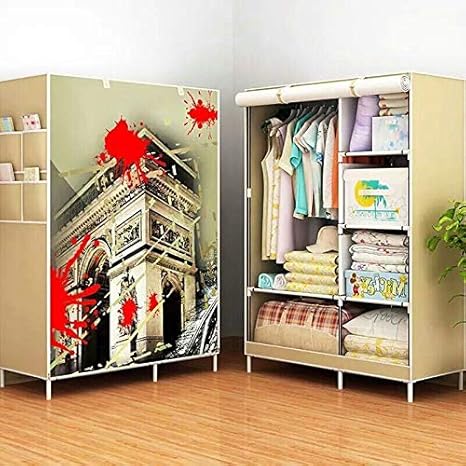 Buy Hobnot Kids Foldable Wardrobe Rack Cabinet For Cloth Storage