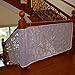 6.56Ft Child Safety Rail Net for Indoor & Outdoor Usage-Banister Stair Net – Child Safety; Pet Safety; Toy Safety; Stairs Protector(White)