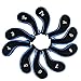 Aeola Golf Club Headcovers, Zipper headcovers for Golf Clubs Iron Covers with Interchangeable Number Tag, Blue - 10Pcs