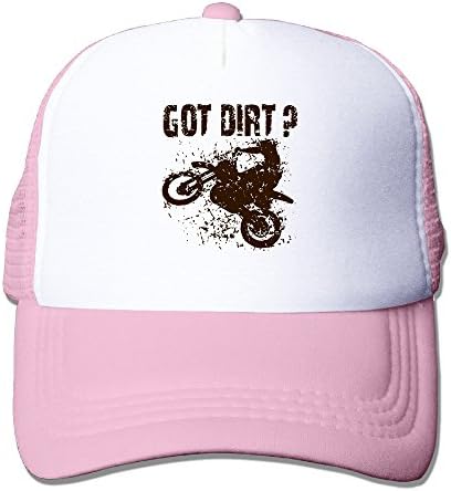 Got Dirt Bike Motorcross Racing Boy &amp; Girl Grid Baseball Caps Adjustable Nice Icon Cap Customize Pink