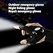 FomaTrade LED Flashlight Gloves, Cool Fingerless LED Flashlight Gloves for Repairing,Working in Darkness Places,Fishing,Camping,Hiking and Outdoor Activities one Pair