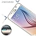 Galaxy S6 Edge Plus Tempered Glass, Screen Protector Asstar [Full Coverage] 9H 0.2mm Thinest Shatterproof Fingerprint-free Bubble free Film for Samsung Galaxy S6 Edge + (Clear)