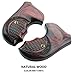 Altamont - S&W J Round Revolver Grips - Bateleur - Real Wood Gun Grips fit Smith & Wesson J Frame Round Butt .38 Special and 9mm Revolvers - Made in USA - Rosewood - Crocback