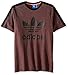 adidas Originals Men's Tops Berlin French Terry Short Sleeve Tee, Black, X-Large