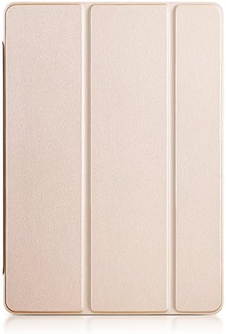 iPad 2017 iPad 9.7 inch Case - VALK Lightweight Smart Case Trifold Stand with Auto Sleep/Wake Function, Microfiber Lining, Hard Back Cover for Apple iPad 9.7-inch,Champagne gold