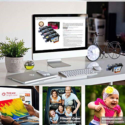 Tuobo Compatible HP80 printheads with New Updated Chips fit for HP DesignJet 1050c 1050c Plus 1055C 1055cm 1055cm Plus (1BK 1M 1Y 1C 1Set)