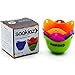 Saakiaz (6 Piece Set Silicone Egg Poacher - Egg Cups Cookware - Microwave Egg Cooker & Egg Boiler- Food Safe Silicon Egg Poacher Pods for Perfectly Shaped Eggs- Smart Kitchen Gadget with Many Uses