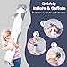 Inflatable Bed Rails for Toddlers, (2-Pack) EONSIX Baby Safety Bed Rail Cartoon Style Pillow Guard Bumpers for Home, Travel.
