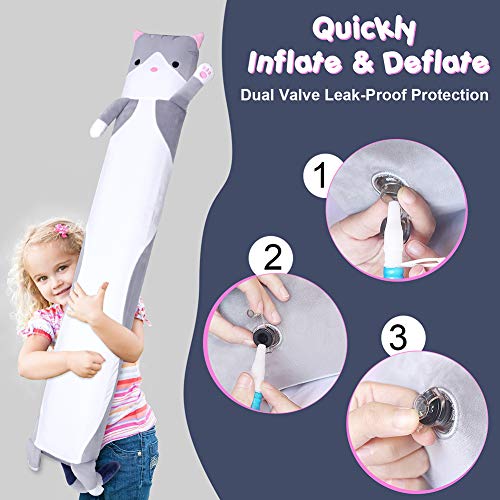 image for Inflatable Bed Rails for Toddlers | EONSIX Safety Baby Bed Guard | Car