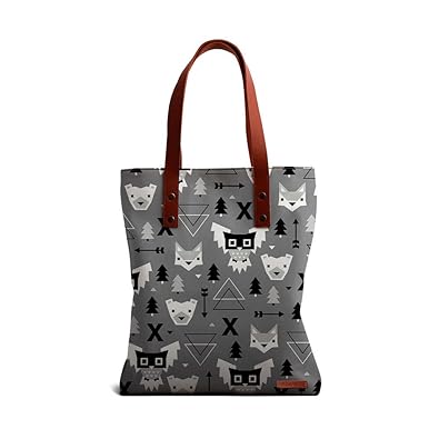 DailyObjects Tote Hand Bag, Size- 16.3inch*1inch*17.3inch, Made of Canvas, Color- Multicolor
