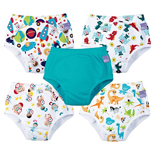 Bambino Mio 5 Piece Potty Training Pants, Mixed Boy, 2-3 Years
