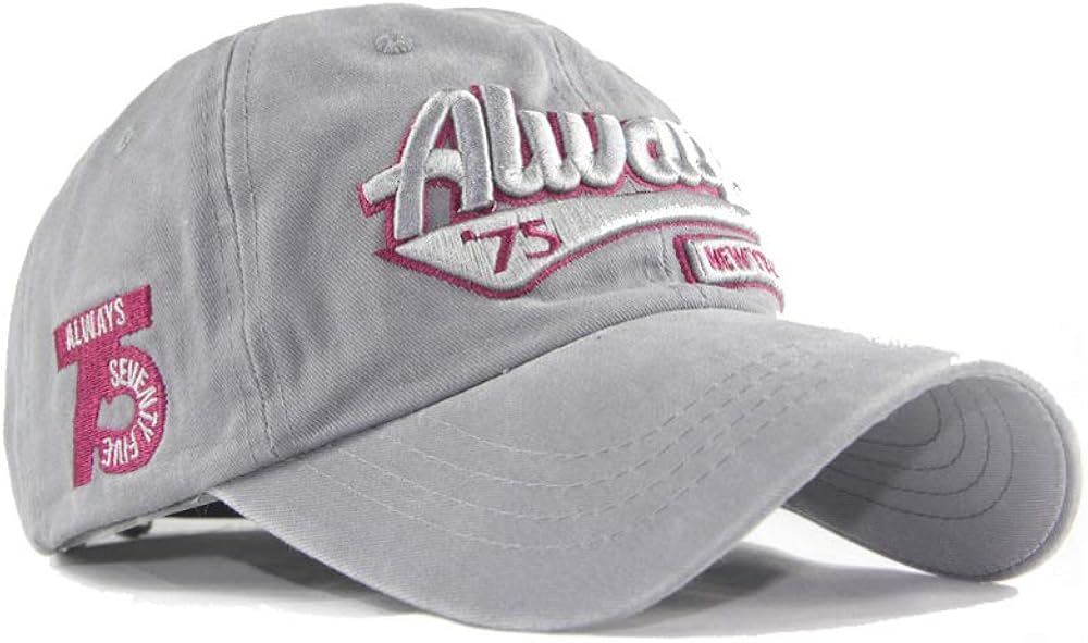 JOHNNY CHICOS Cappello da baseball per bambini da 6 a 12 anni., grigio., Taglia unica