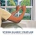 Lasko 2155A 16″ Electrically Reversible Window Fan-Features Storm Guard and 3 Intake and 3 Exhaust Speeds, 2155
