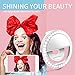 Selfie Ring Light, Enlody Dimmable Clip Ring Lighting - Rechargeable 36 LED Bulbs Light for iPhone, Android, Tablet, iPad, Laptop, Camera (White)