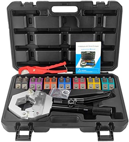 IBOSAD Hydraulic Hose Crimper Hydra-Krimp 71500 Manual A/C Hose Crimper Kit Air Conditioning Repaire Handheld Hydraulic Hose Crimping Tool