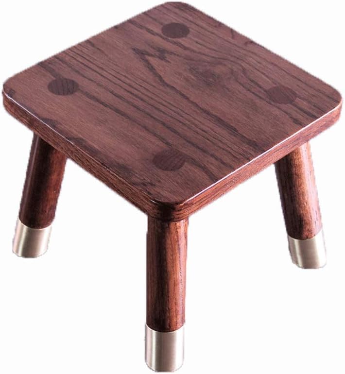 Foot Stool Stools Solid Wood Adult Children's Home Wooden Square Small