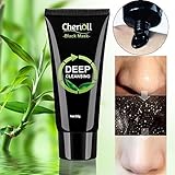 Blackhead Deep Cleansing Remover Mask,Cherioll Black Purifying Quality Black Pore Removal Peel Off Strip Mask and Best Mud Cleaner Mask