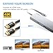 USB C Hub, EQUIPD 7 in 1 Aluminum Type C Adapter USB C Charging Port, 4K HDMI Output, 1 USB 3.0/2 USB 2.0 Ports, SD/microSD Card Reader MacBook Pro 13