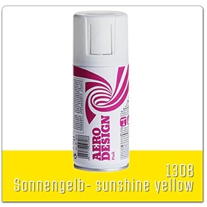 Aero Design Farbspray Sprühlack 150 ml - DIV. FARBEN (SONNENGELB - 1308)