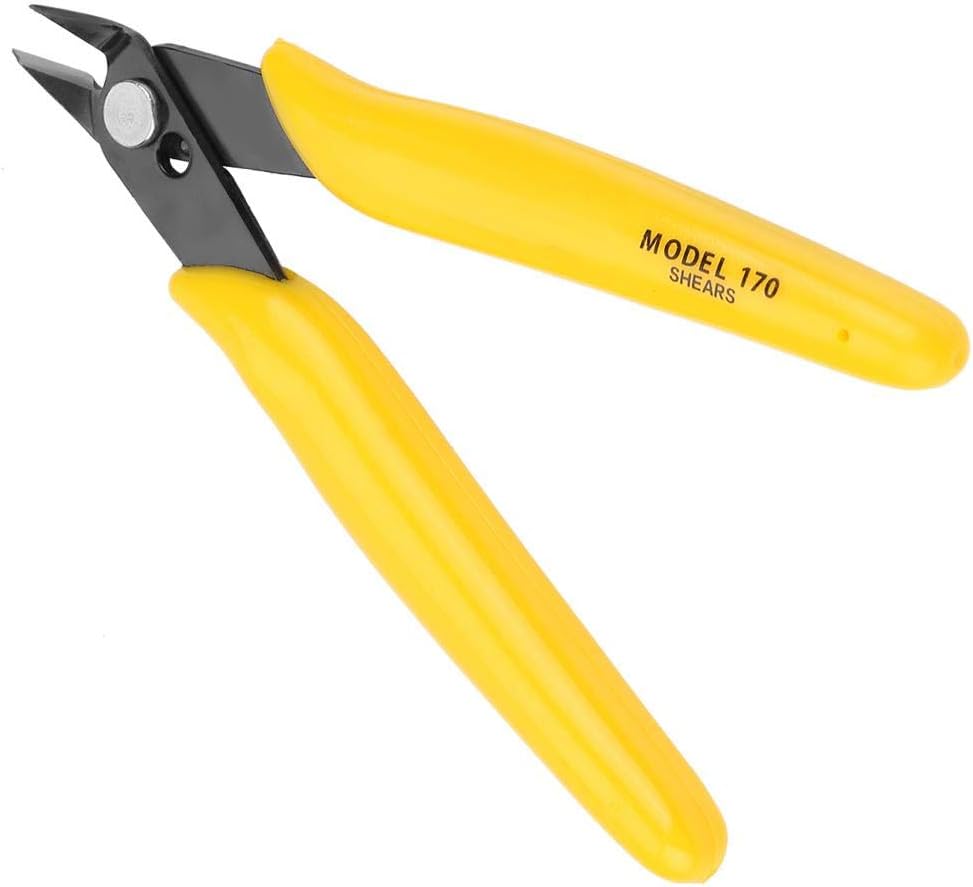 TU-170 5 Inch Electronic Wire Flush Cutter, High hardness Steel Micro Diagonal Cutting Pliers for Electrical Jewelry Processing - Image 4