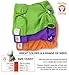 PETTING IS CARING Dog Diapers Washable & Reusable Female and Male Dog Diapers Materials Durable Machine Washable Solution for Pet Incontinence and Long Travels - 3 Pack Set (XS, Solid)