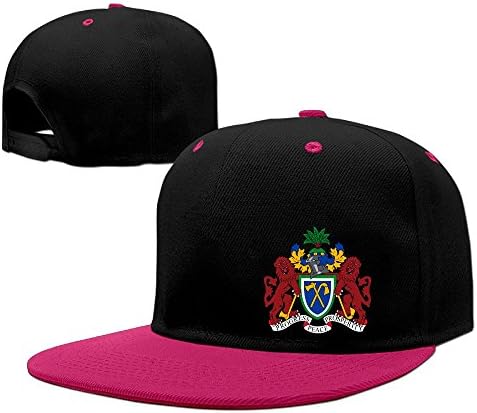 Xiha01ksi Unisex Coat Of Arms Of The Gambia B-Boy Caps Pink