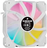 Corsair iCUE SP120 RGB ELITE White 120mm PWM Fan with AirGuide view 5