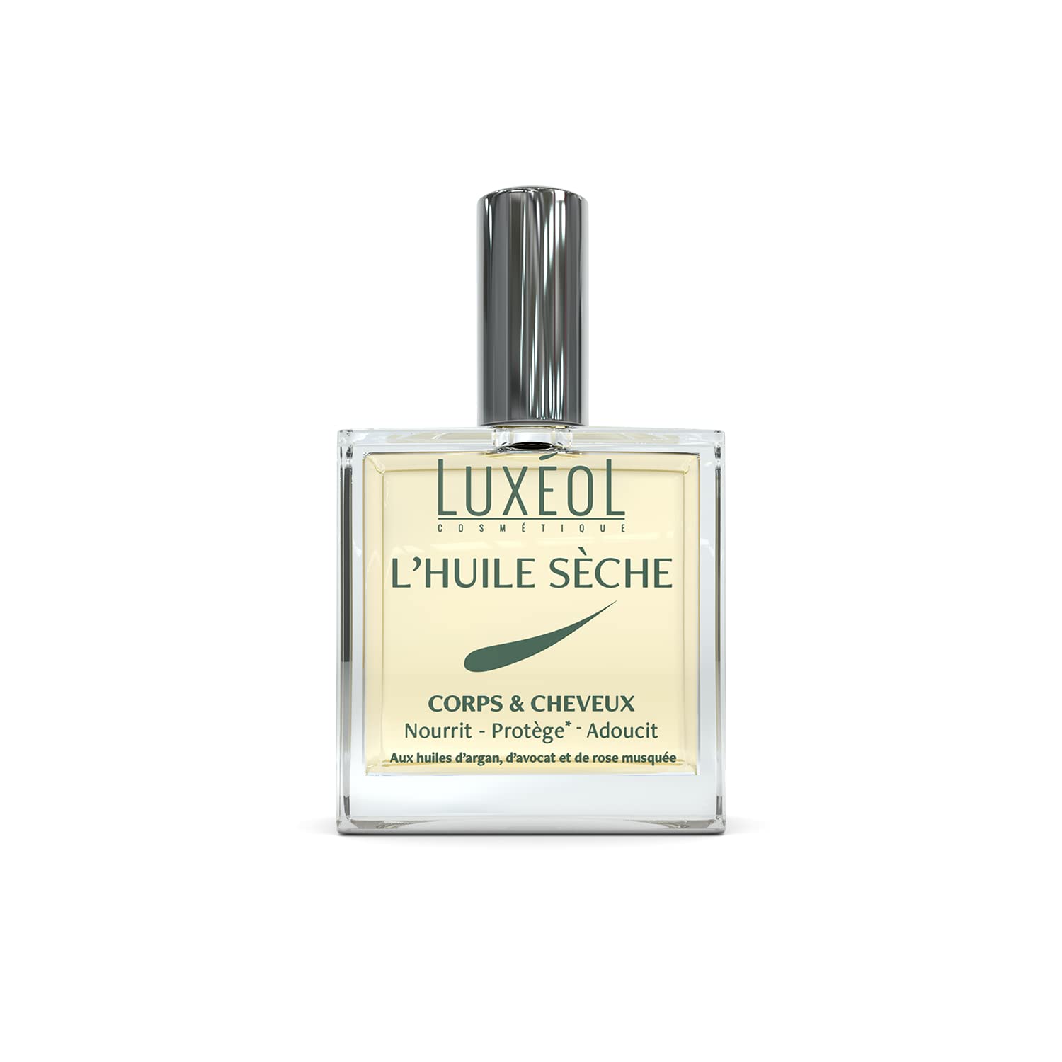 LUXÉOL - Multi-Purpose Dry Body & Hair Oil - Nourishes, Protects, Softens - Enriched with Argan, Avocado, Rosehip Oil - Made in France - 100 ml