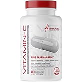 Metabolic Nutrition Vitamin C, 1500mg, Pure Pharma Grade, High Absorption Ascorbic Acid Capsules (90 caps)