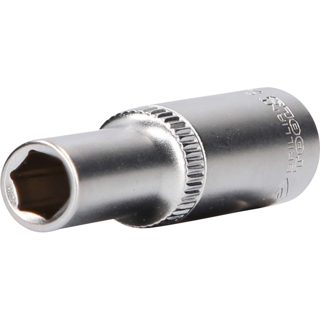 BRILLIANT TOOLS BT021820 3/8 Inch Hexagonal Socket, Long Design, 8 mm [Powered by KS Tools]