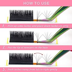 Eyelash Extensions Easy Fan Volume Lashes 0.03 0.05