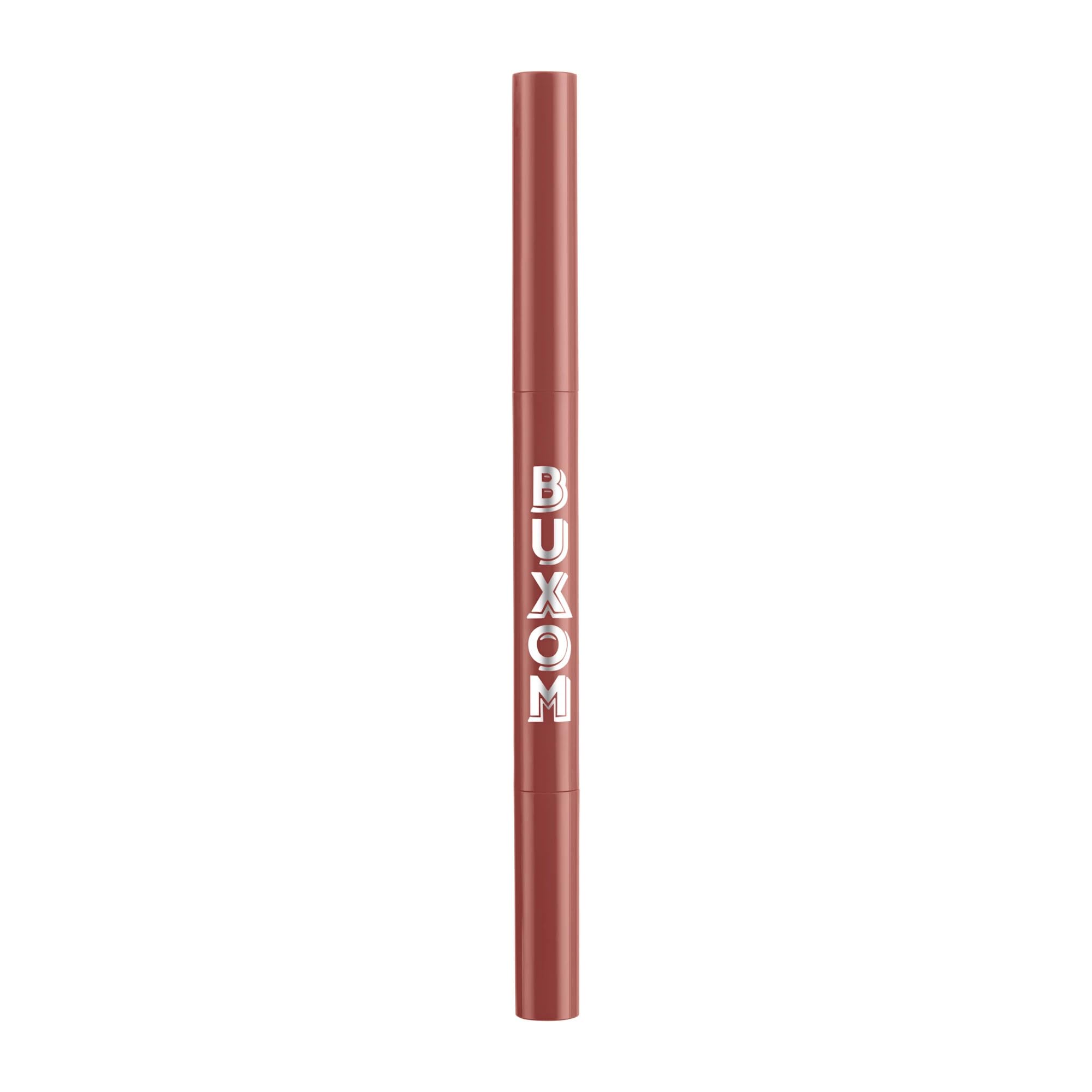 BUXOM Power Line Plumping Lip Liner, Long Lasting, Waterproof & Retractable Lip Pencil, Moisturizing Formula with Peptides & Vitamin E, Matte Finish, Cruelty-Free, No Sharpening Needed