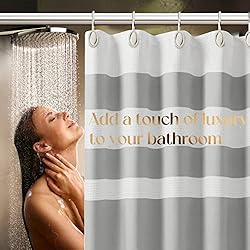 Nickel Shower Curtain Hooks, Rust Proof Shower