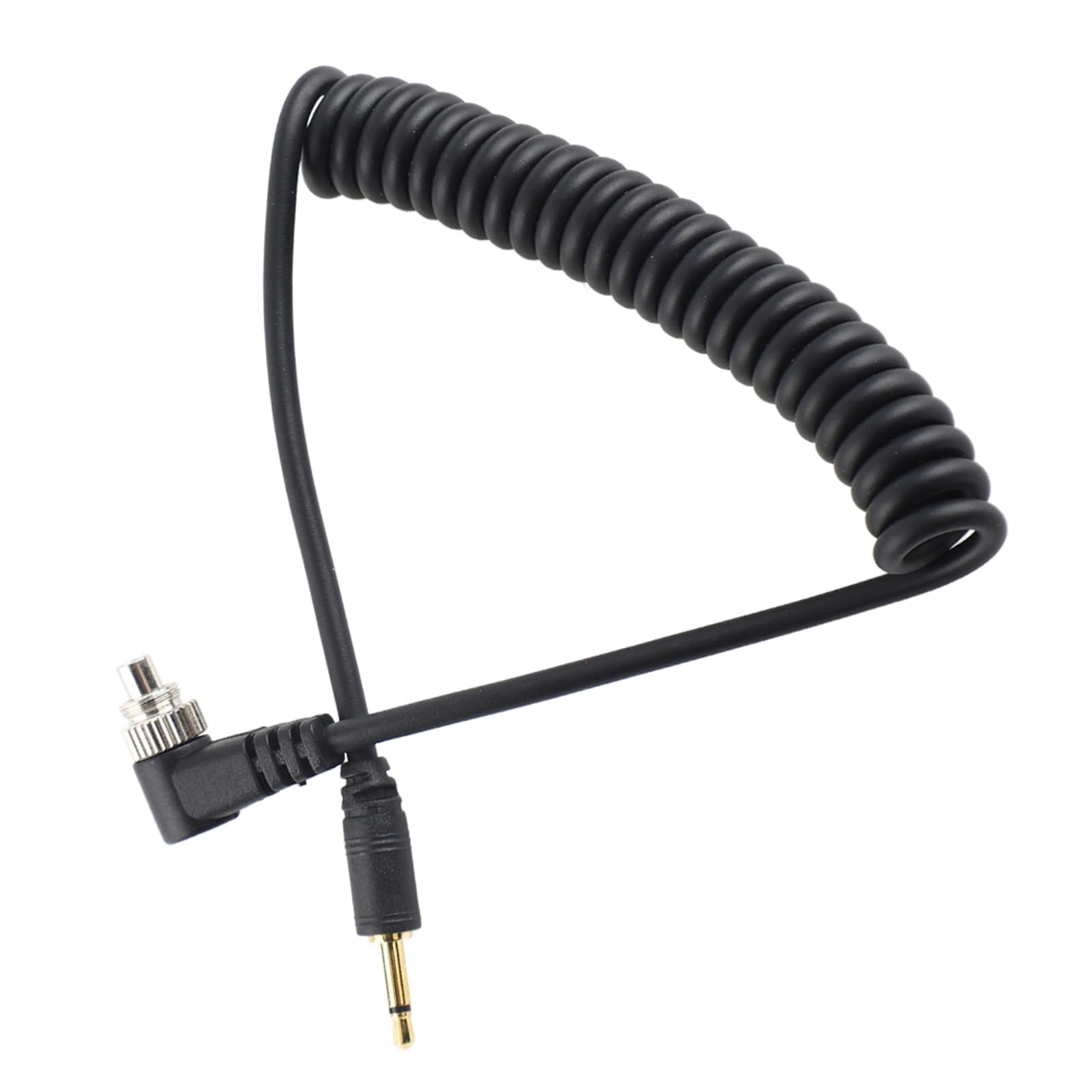 VBESTLIFE 2.5mm to Male Flash PC Sync Extended Cable Cord with Screw Lock for Cameras and Llash Triggers