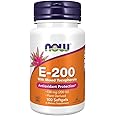 NOW E-200 Mixed Tocopherols, 100 Softgels (Pack of 3)