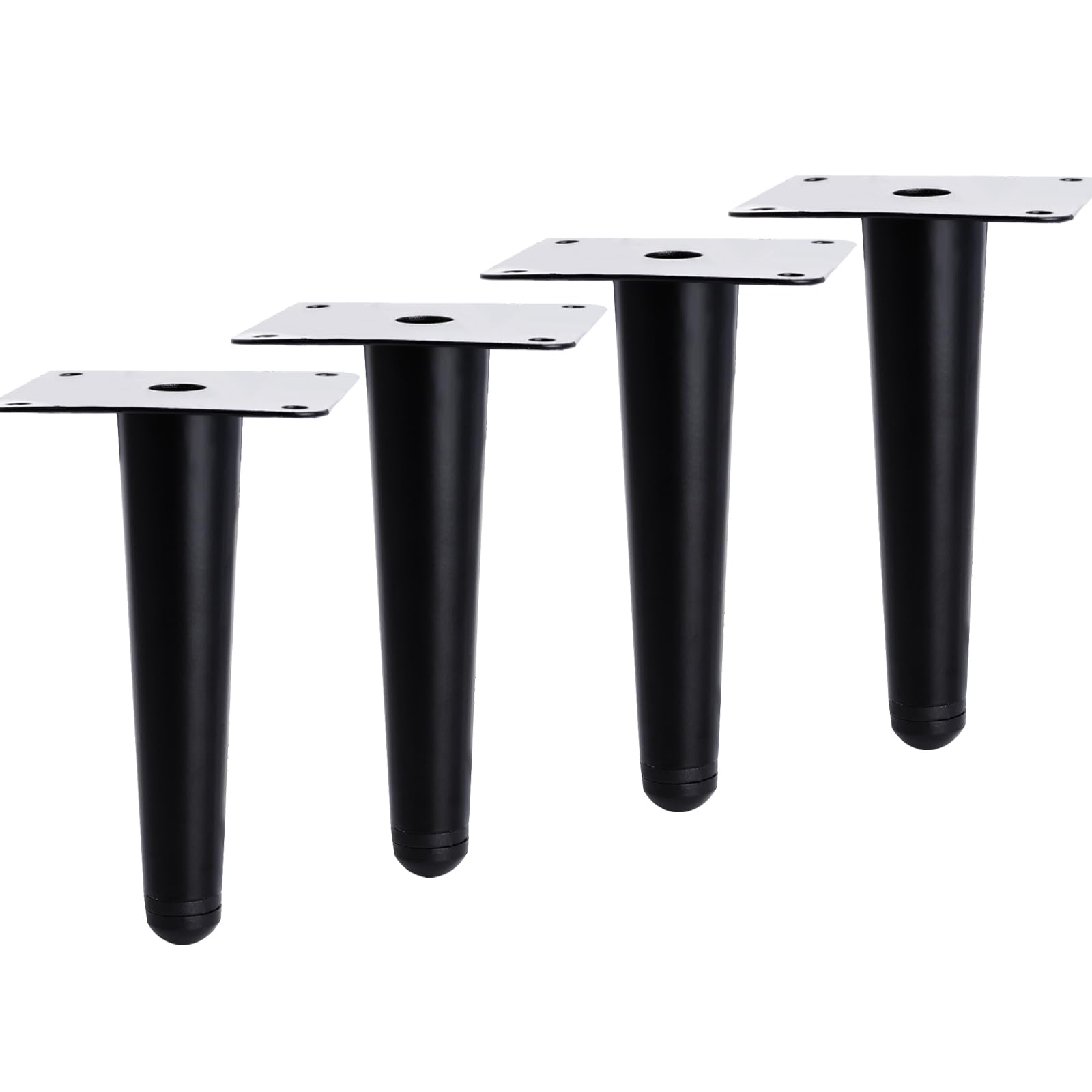 Photo 1 of Anterrific 8 Inch Tapered Black Furniture Legs, Metal Legs for Furniture Set of 4, DIY Replacement for Sofa Legs, Cabinet Legs, Couch Legs, Ottoman Legs, Table Leg and Dresser Legs (Black, 8 inch)