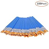 DECYOOL 100 Pcs Flat Paint Brushes,Small Brush Bulk