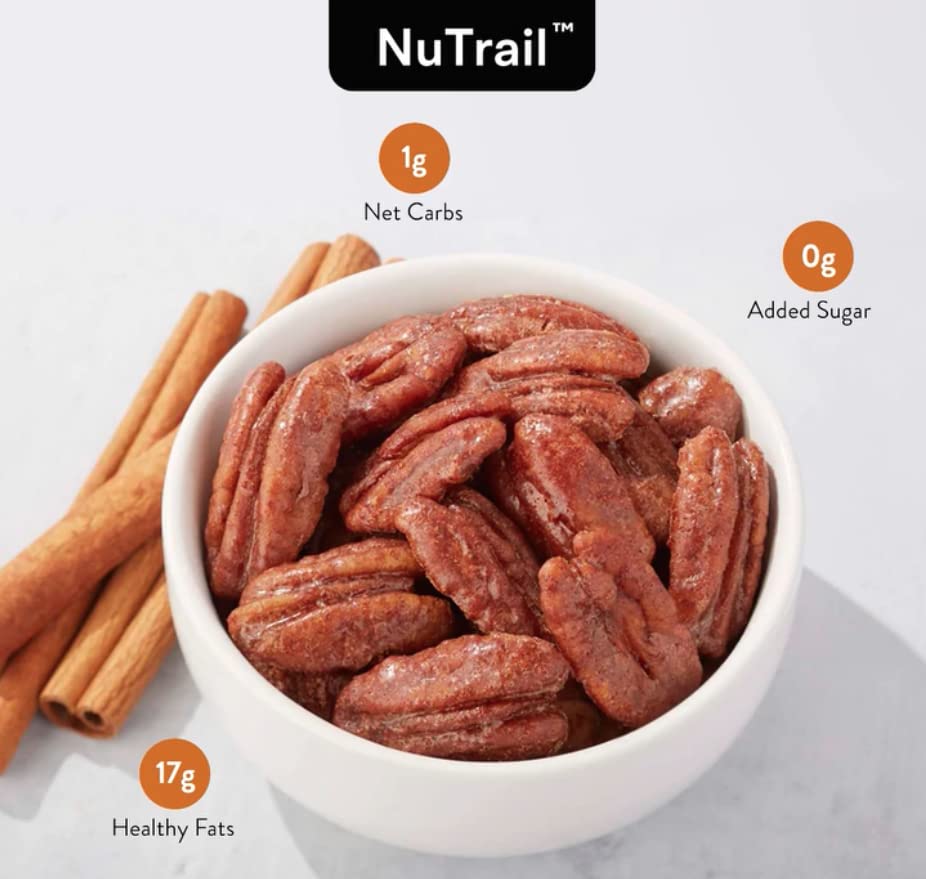 NuTrail™ Keto Glazed Nuts Snack Delicious Healthy Nut Mix Only 1 Net