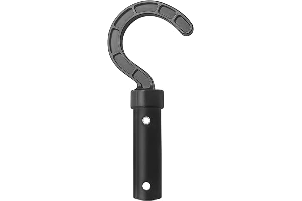 Hook for Robotic Pool Cleaners,Snap On Accessory Holder for Cordless, Above Ground,Underwater Vacuums,Fits Telescopic Poles,M