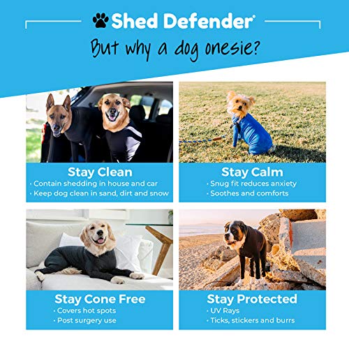 Shed Defender Original Dog Onesie Seen On Shark Tank, Contains