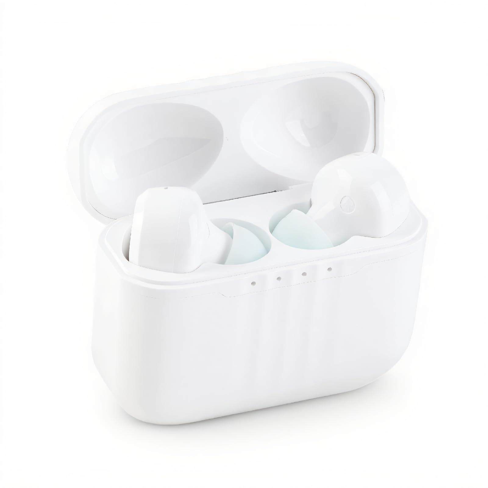 Annadue Language Translator Device, Translator Earbuds Bluetooth 5.2 Supports 84 Languages 5 Modes Noise Canceling Wireless Translator Earbuds(White)