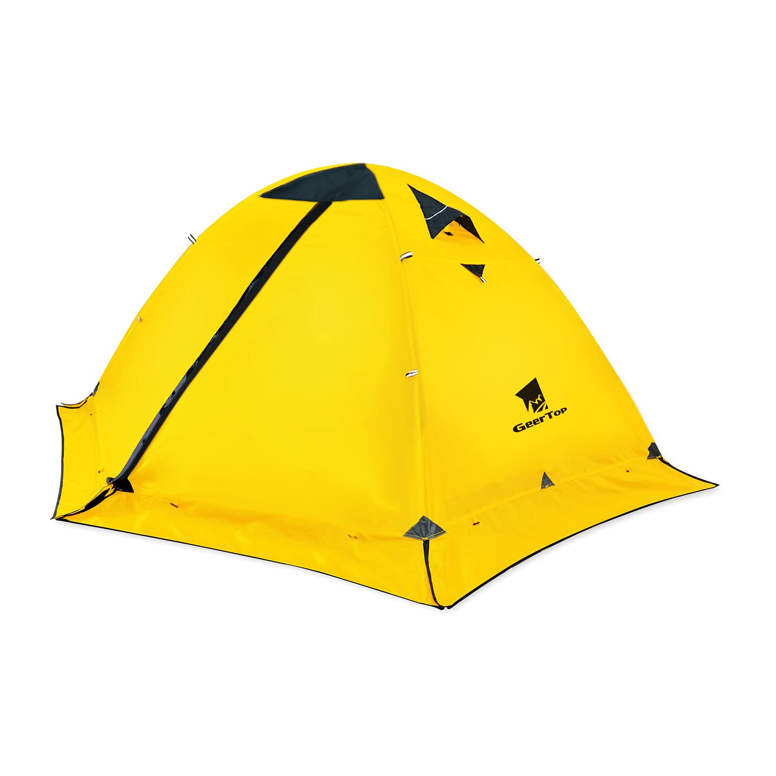 Photo 1 of GEERTOP 2 Person Camping Tent Lightweight 4 Season Waterproof Double Layer All Weather Outdoor Survival Gear for Backpacking Hiking Travel - Easy Set Up