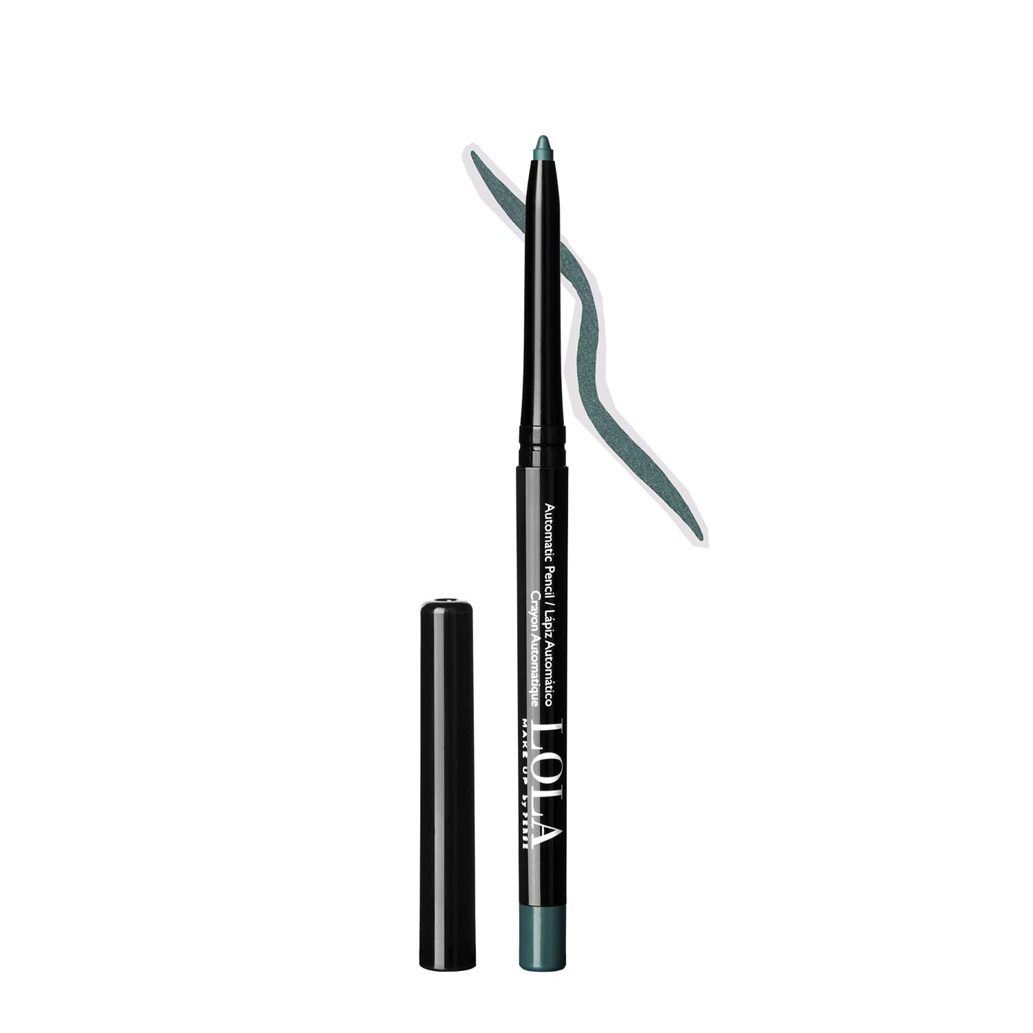 LOLA Make Up Automatic Eye Pencil |Eye Pencil for Smokey Eye|Water-Resistant & Smudge Proof|Long-Lasting| - 005 Green