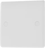 BG Electrical Single Blank Plate Nexus 800 Series White Moulded 894 view 2