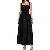 EYNMIN Floral Maxi Corset Wedding Guest Dresses for Women 2026 Summer Spring Smocked Long Flowy A Line Milkmaid Dress