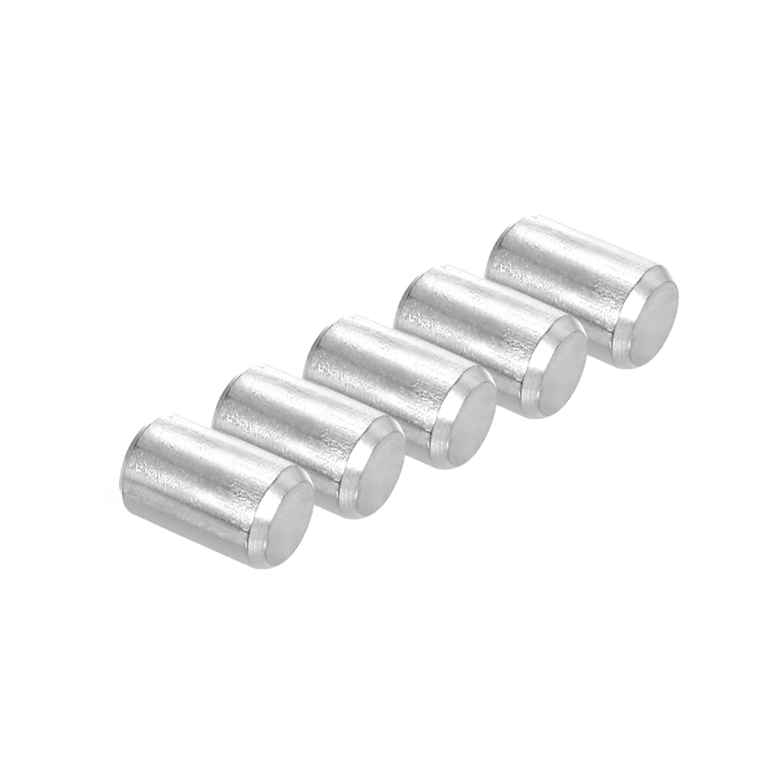 PATIKIL 304 Stainless Steel Dowel Pin 10x20 mm (2/5" Dia), 10 Pcs Hardened Metal Dowel Pins Bunk Bed Pegs Pin Replacement Hardware for Shelf Furniture Assembly DIY