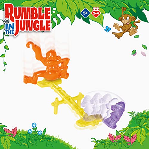 TOMY Rumble in The Jungle — Marble Run Family Board Game for Game Night