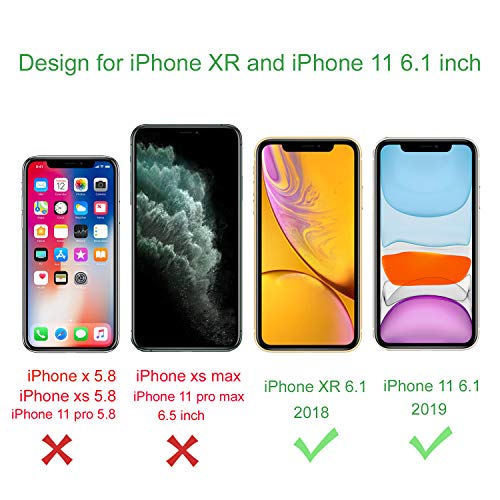 Leadstar compatible iPhone 11 and iPhone XR Screen Protector 6.1 Inch Premium 3D Tempered Glass Screen Protector for IPhone 11 and IPhone XR 6.1 Inch （Case friendly）