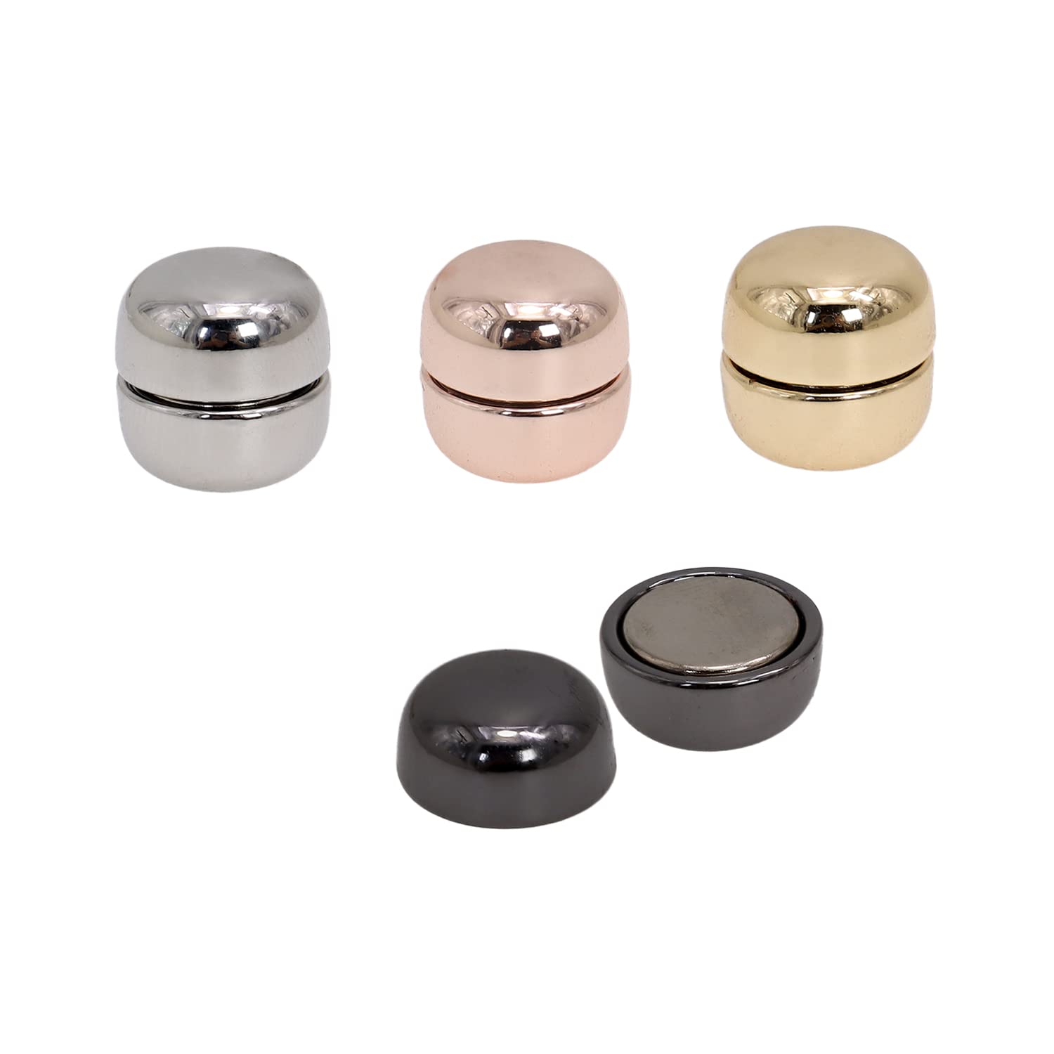 DBOO 4PCS Hijab Magnet, Strong Beautiful Convenient Magnetic Hijab Pins Bulk Women Girls (4colors)